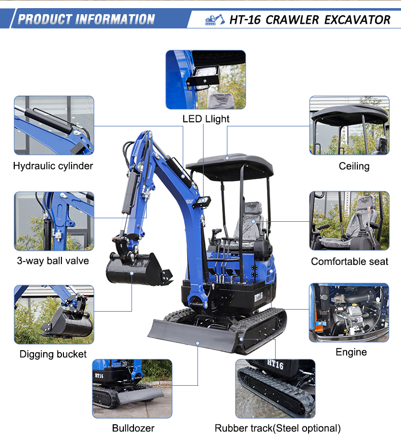  HT-16 mini excavator 