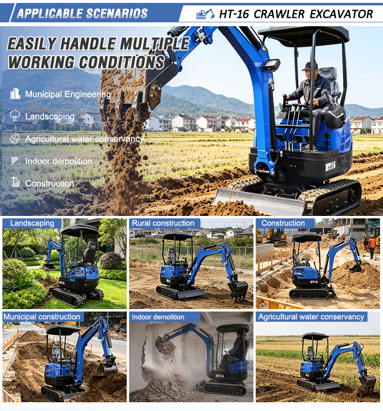  HT-16 mini excavator 