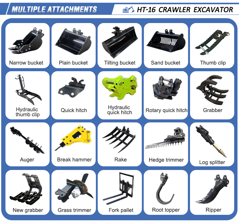  HT-16 mini excavator 