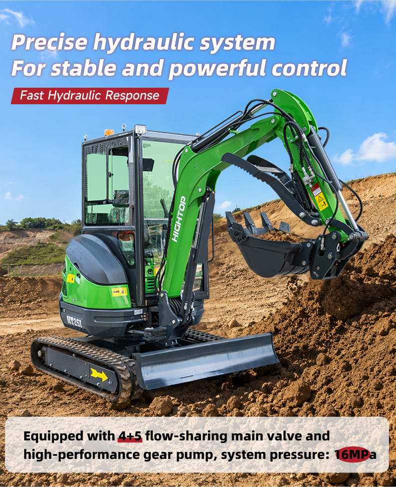  HT25J 2.5-ton Mini Excavator