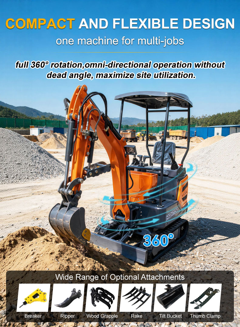  HTY15 Crawler Mini Excavator