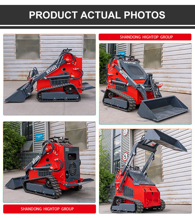  HT380T Mini Skid Steer Loader