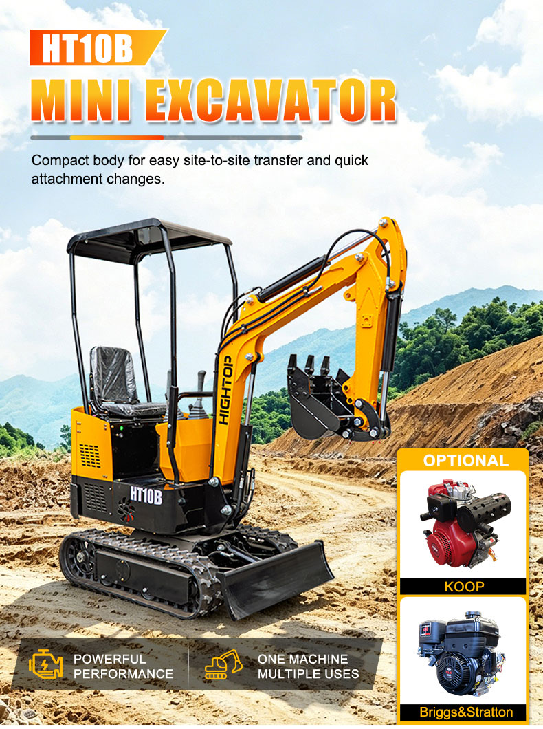  HT10B 1-ton Mini Excavator 