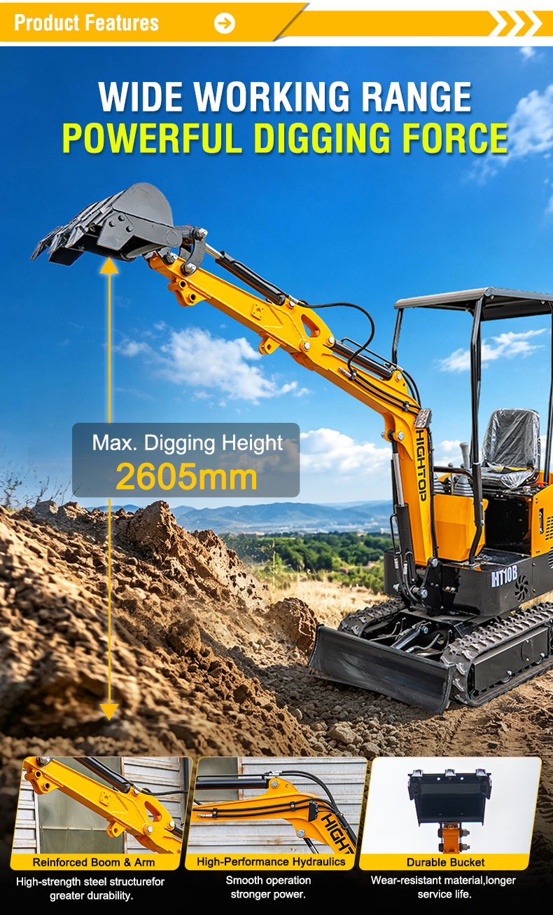  HT10B 1-ton Mini Excavator 
